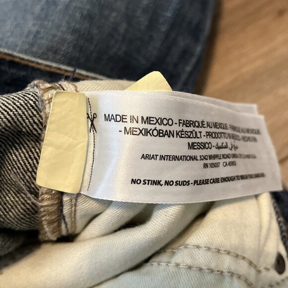 Men's NWT Ariat M2 Relaxed Boot Cut Denim Jeans SZ 44x30 Blue Cotton Western - Picture 12 of 13